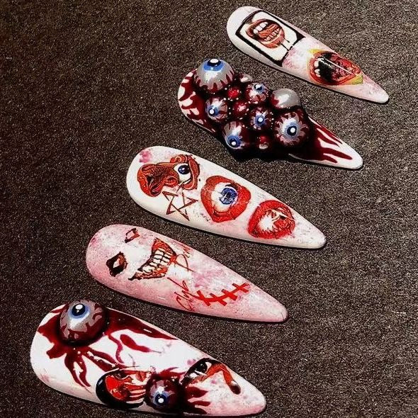 Must-Have Halloween Wearable Nails Reusable Nail Art