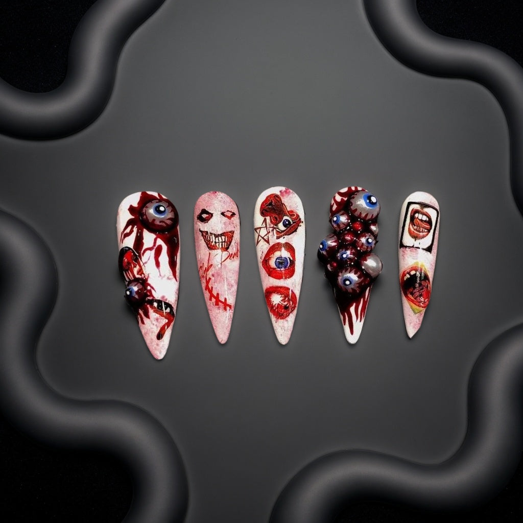 Must-Have Halloween Wearable Nails Reusable Nail Art