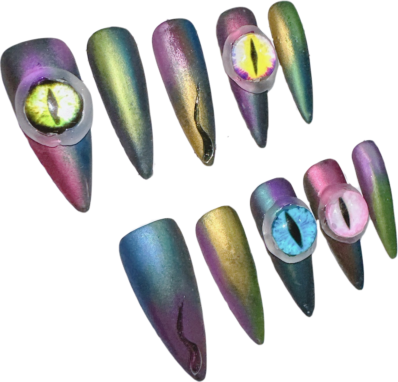 Mirage Colorful Cat's Eye Fantasy Personalized Wearable Armor